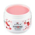 Atica Strong Cover Gel Rose Shadow – soft natural pink builder gel in 30ml jar for strong, elegant nail extensions.