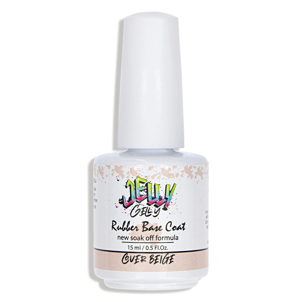 Jelly Gelly Rubber Base Coat – Cover Beige 15ml.