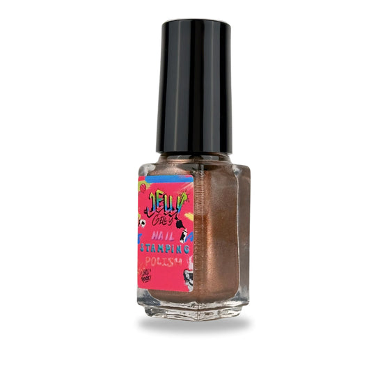 Jelly Gelly Nail Stamping Polish Brown - 6ml.