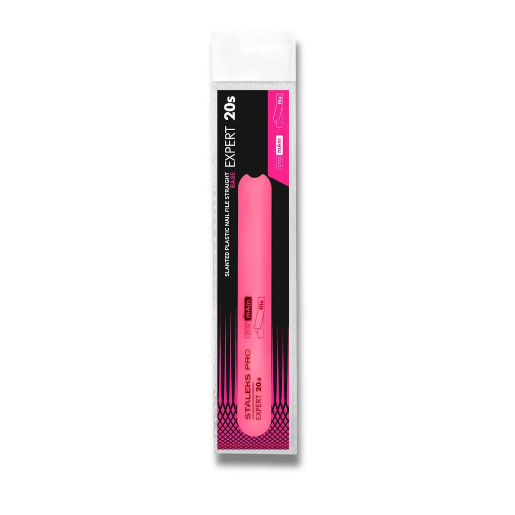 Plastic file base convex side macro view, lightweight manicure tool