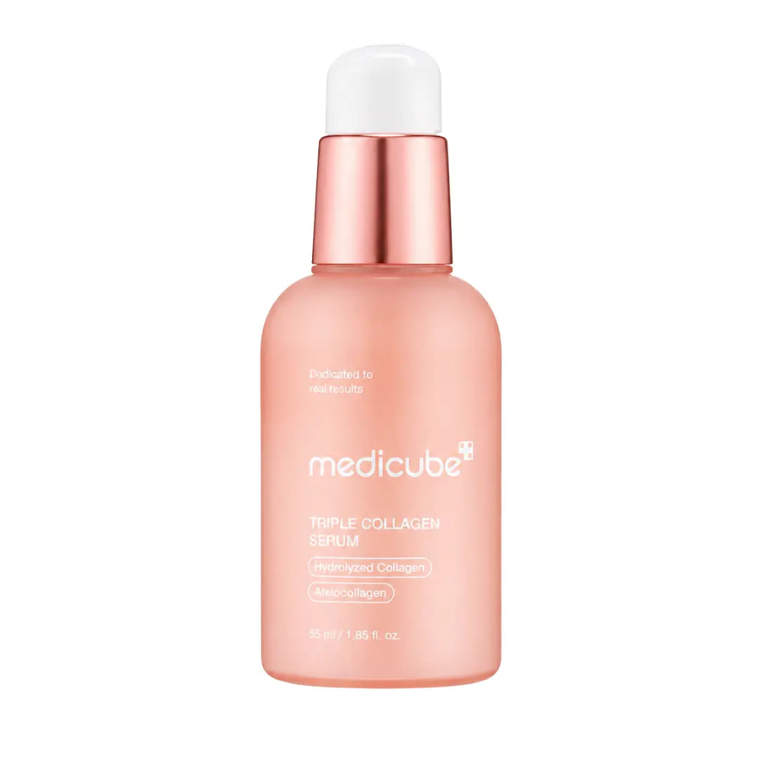 Medicube Triple Collagen Serum 4.0 55ml glass bottle showing anti-aging collagen serum