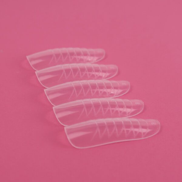 Jelly Gelly Straight-Curve L Nail Extension Dual Forms.