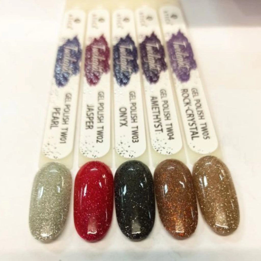 Gel Polish Pearl TW01 8 ml – glowing pearl gel polish with high-shine finish

