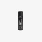 Black lip balm with 'Apricot Kiss' text on a white background
