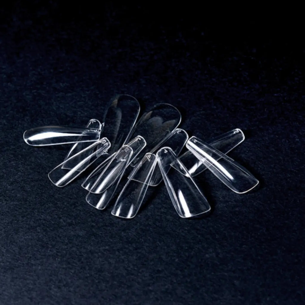 ATICA Gel Tips – 240 pcs · Ballerina-shaped nail extension tips made of gel-polymer.