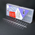 ATICA Gel Tips – 240 pcs · Ballerina-shaped nail extension tips made of gel-polymer.
