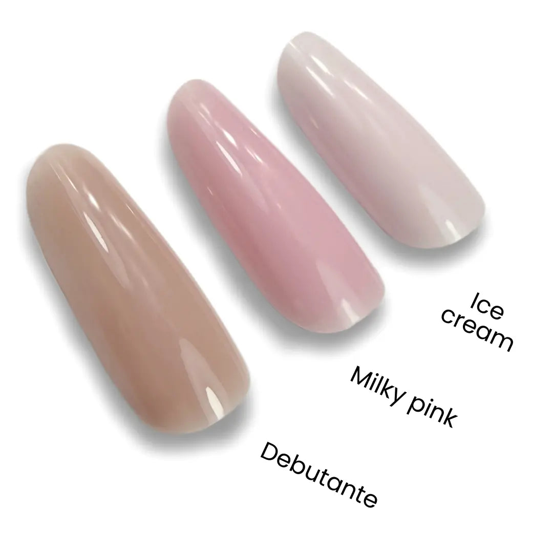 Jelly Gelly Hard Bottle Gel – Ice Cream 12ml bottle.