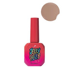 Jelly Gelly Bottle Gel Bubble Blush 12ml bottle with brush applicator, HEMA-free builder gel for nail extensions