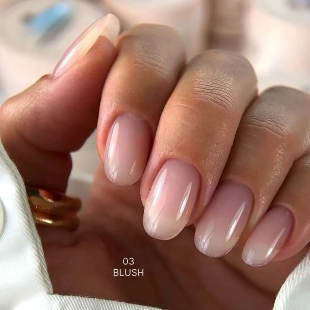 Atica Sculpting Gel Blush 30ml – elegant blush pink sculpting gel with medium viscosity.