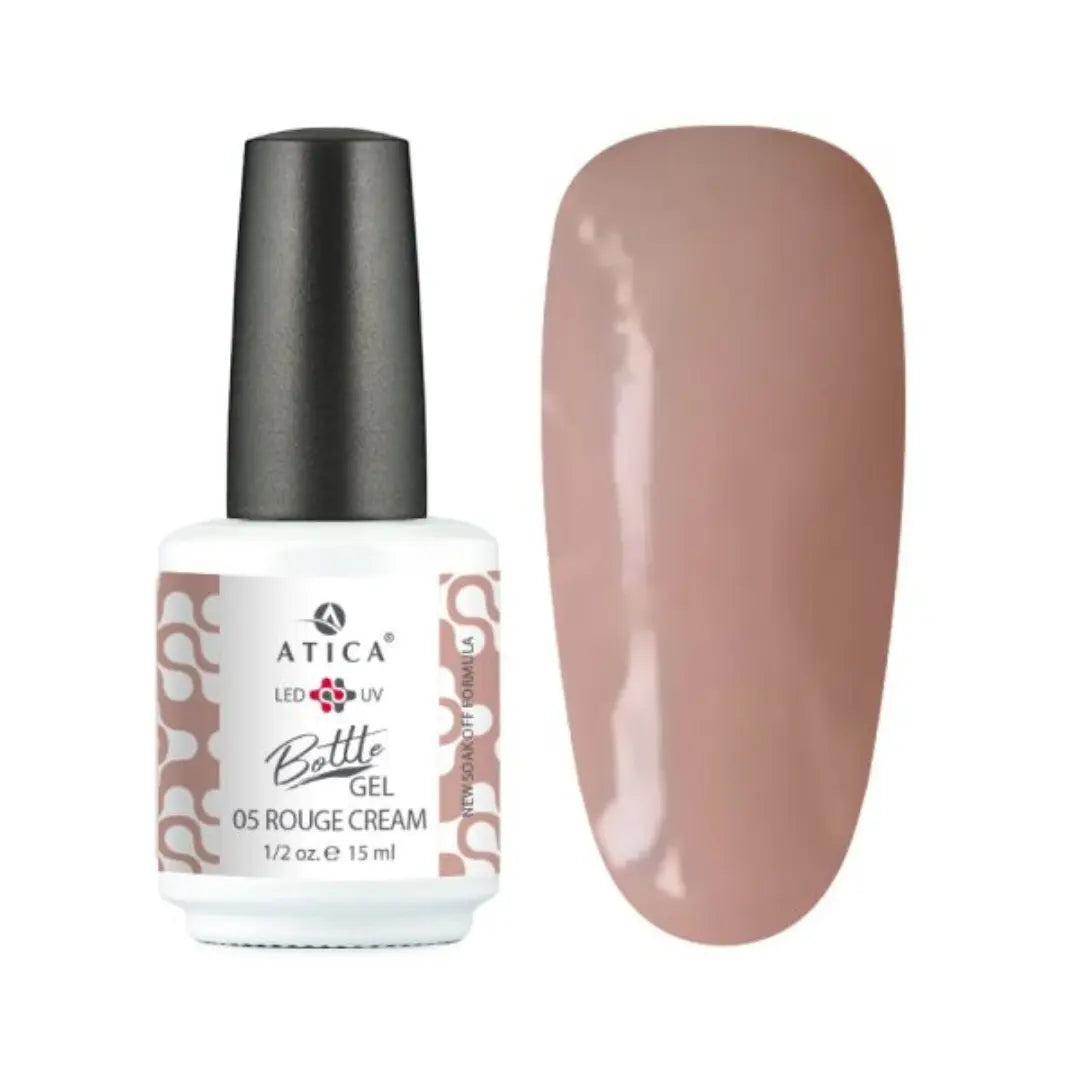 Atica Bottle Gel Rouge Cream – Rosy Beige Builder Gel 15ml