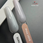 Bottle Gel Milk-White 15 ml – soak-off builder gel for nail strength and extensions

