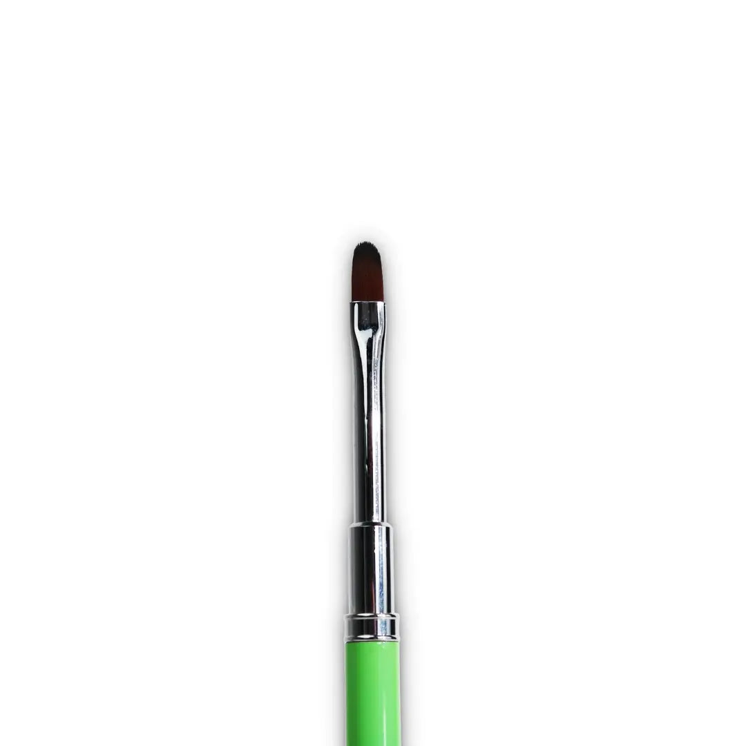 Jelly Gelly Oval Brush – Long Hair · professional long bristle brush for smooth gel and polygel application.

