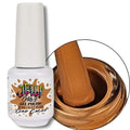 Jelly Gelly Gel Nail Polish in Ciao Cacao – deep chocolate-brown gel polish bottle, 8ml