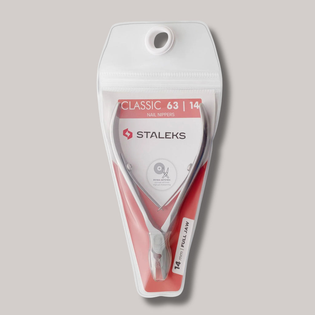 Nail Nippers CLASSIC 63 14 mm – stainless steel nippers for precise nail trimming with ergonomic handles and sharp cutting edges.