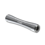 Knurled grip texture on lightweight aluminum handle