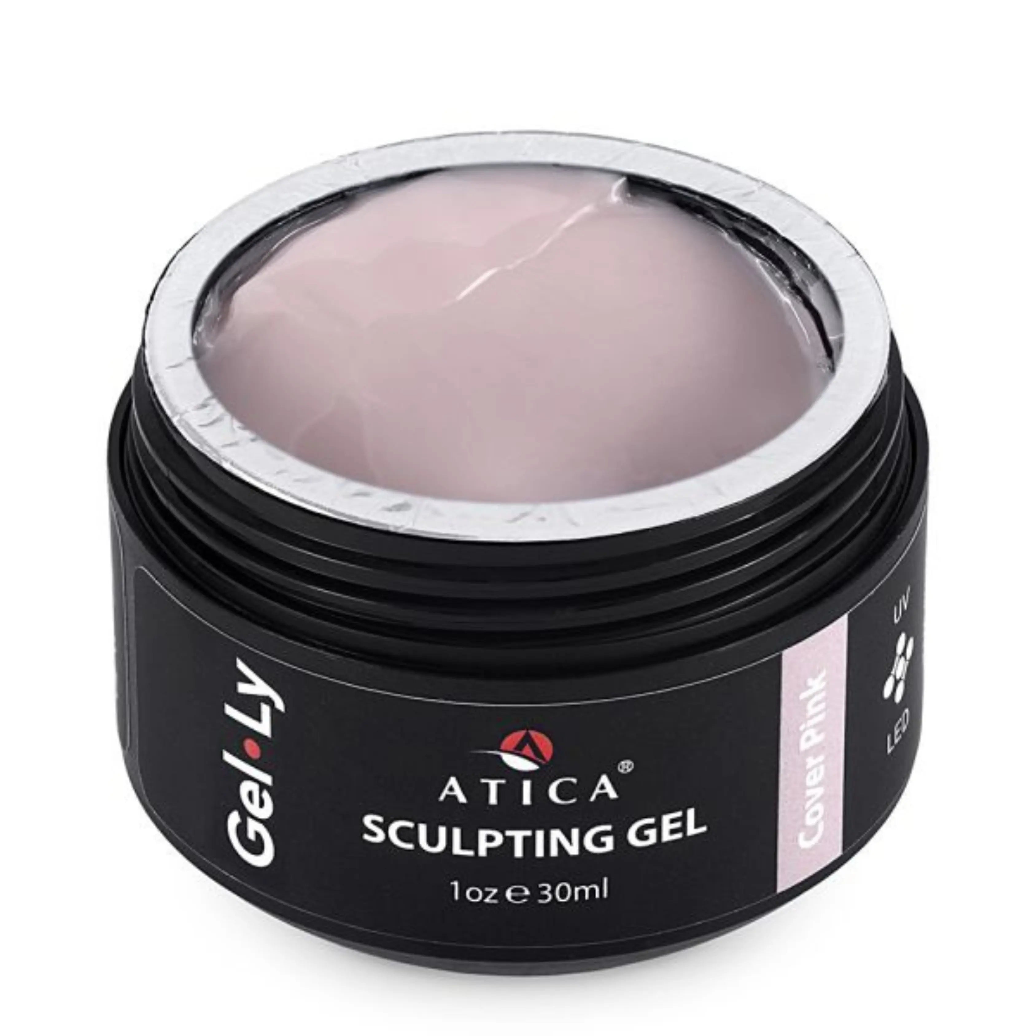 GEL*LY Cover Pink 30 ml – camouflage jelly gel in soft natural pink tone for sculpting and extending nails