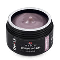 Atica Gel*Ly Sculpting Gel Cream Mist 30ml – thick camouflage gel with shimmer in a black jar.