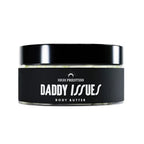 Daddy Issues Vegan Body Butter – rich, natural skincare with tobacco and vanilla scent for all skin types