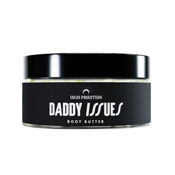 Daddy Issues Vegan Body Butter – rich, natural skincare with tobacco and vanilla scent for all skin types