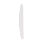 Closeup of Staleks PRO crescent 240 grit thin adhesive nail file for cuticle precision