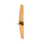 Closeup of Staleks PRO crescent 240 grit thin adhesive nail file for cuticle precision