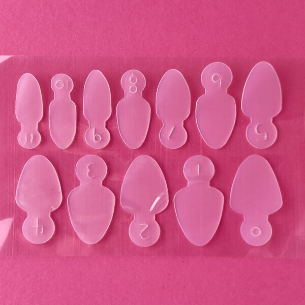 Jelly Gelly Silicone Pads for Dual Forms Shape Nr. 1.