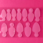 Jelly Gelly Silicone Pads for Dual Forms Shape Nr. 2.