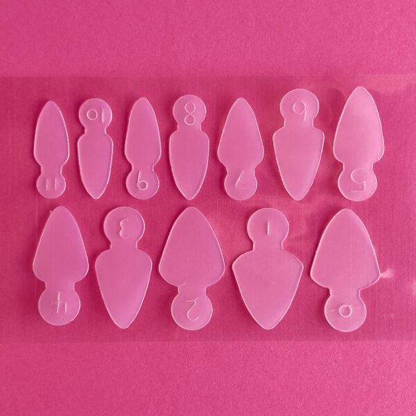 Jelly Gelly Silicone Pads for Dual Forms Shape Nr. 3.