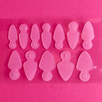 Jelly Gelly Silicone Pads for Dual Forms Shape Nr. 3.