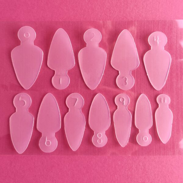Jelly Gelly Silicone Pads for Dual Forms Shape Nr. 4.