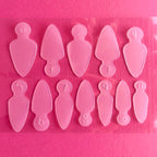 Jelly Gelly Silicone Pads for Dual Forms Shape Nr. 4.