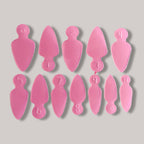 Jelly Gelly Silicone Pads for Dual Forms Shape Nr. 4.