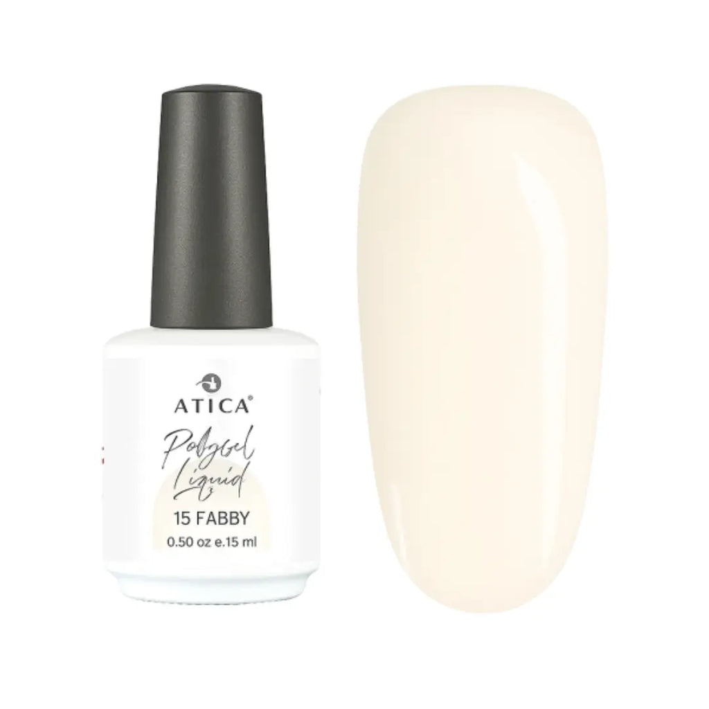 Atica Liquid Polygel FABBY 15 – Creamy Milky Nude 15ml