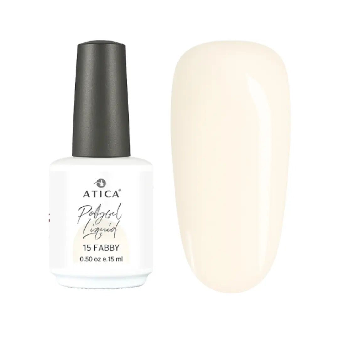 Atica Liquid Polygel FABBY 15 – Creamy Milky Nude 15ml