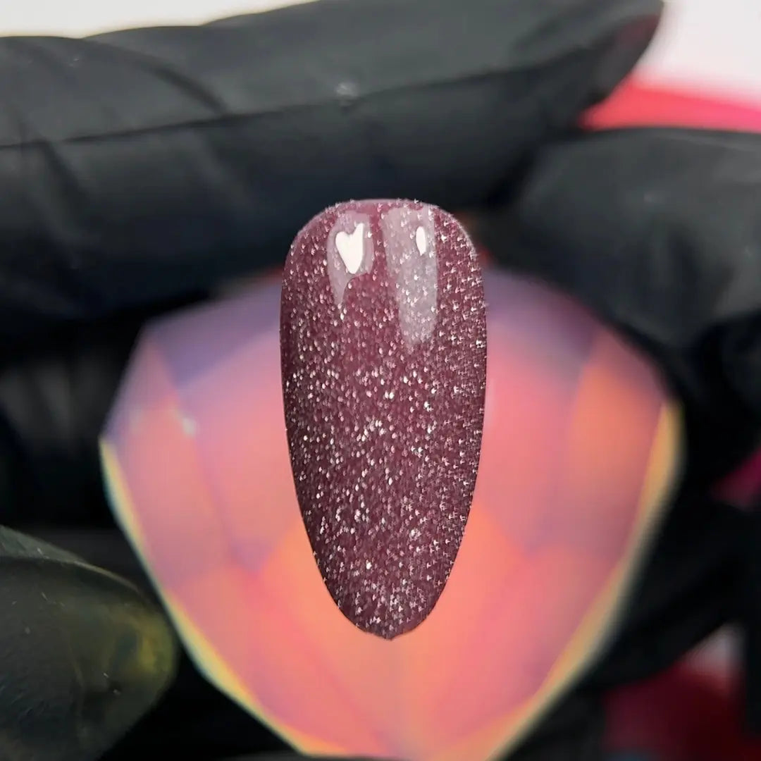 Jelly Gelly Flash Rose Reflective Nude Pink Gel Polish – 12ml