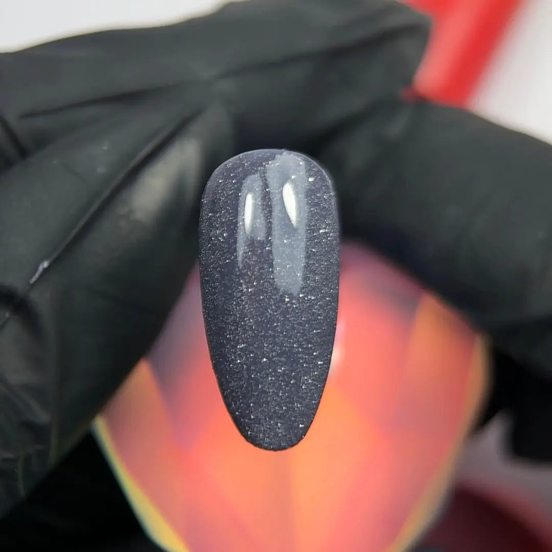 Jelly Gelly Flash Grey Reflective Light-Reactive Grey Silver Gel Polish – 12ml