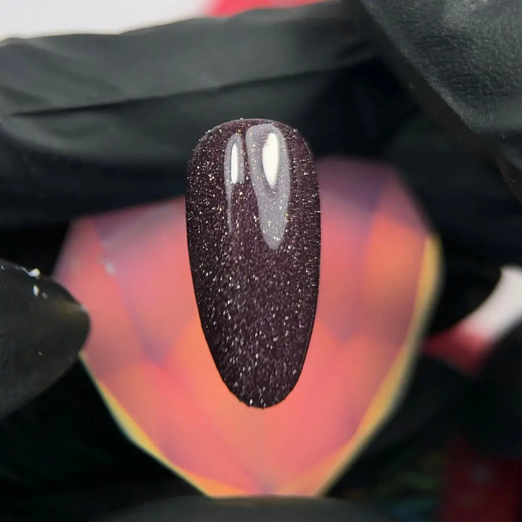 Jelly Gelly Flash Burgundy Reflective Burgundy Gel Polish – 12ml