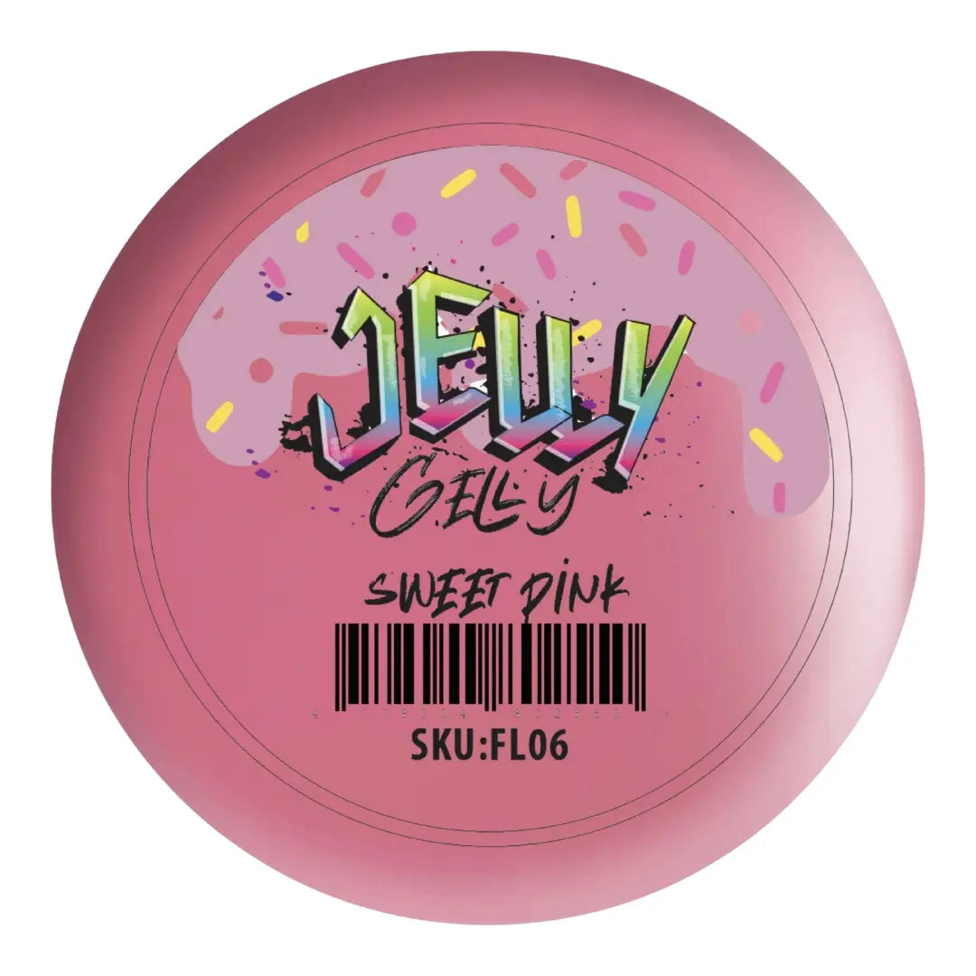 Jelly Gelly Fluffy Sweet Pink Builder Gel 40ml – self-leveling, vegan, HEMA-free gel for sculpting