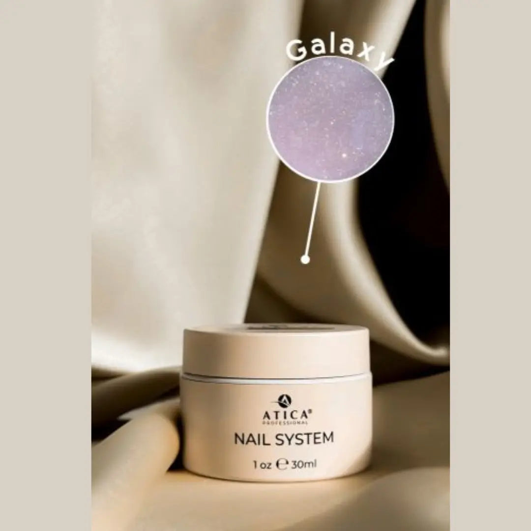Atica Sculpting Gel 21 Galaxy – Soft Pink Shimmer Builder Gel 30ml