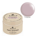 Atica Nail System gel-ly builder gel with a pink color swatch on a white background
