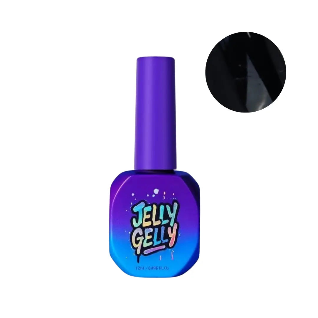 Jelly Gelly gel polish pure black 12ml bottle