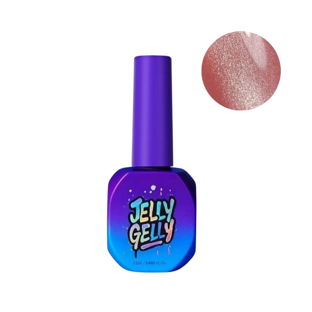 JellyGelly Magnetic Gel Polish Bloom Silk Cat Eye 12ml bottle