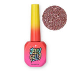 Jelly Gelly Glitter Champagne Witch Nude Gold Glitter Gel Polish – 12ml