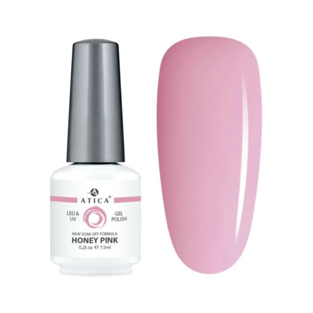 Atica Gel Polish Honey Pink GPM07 Warm Pink Shade 7.5ml