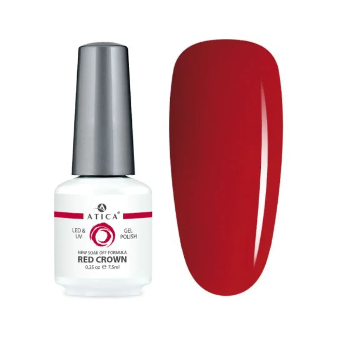 Atica Gel Polish Red Crown GPM10 Deep Royal Red 7.5ml