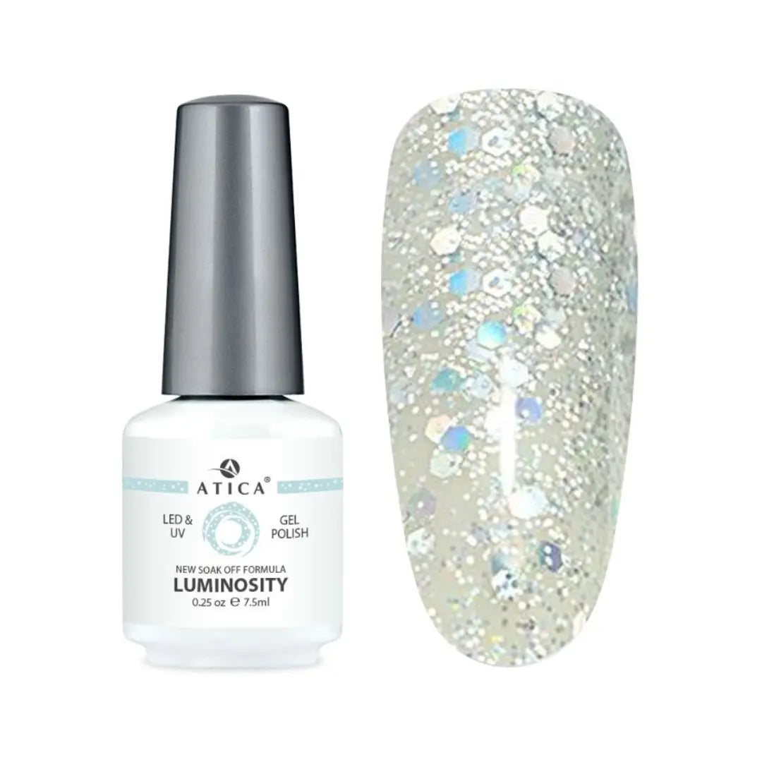 Atica Gel Polish – Luminosity GPM121 7.5ml Holographic Glitter Gel Polish