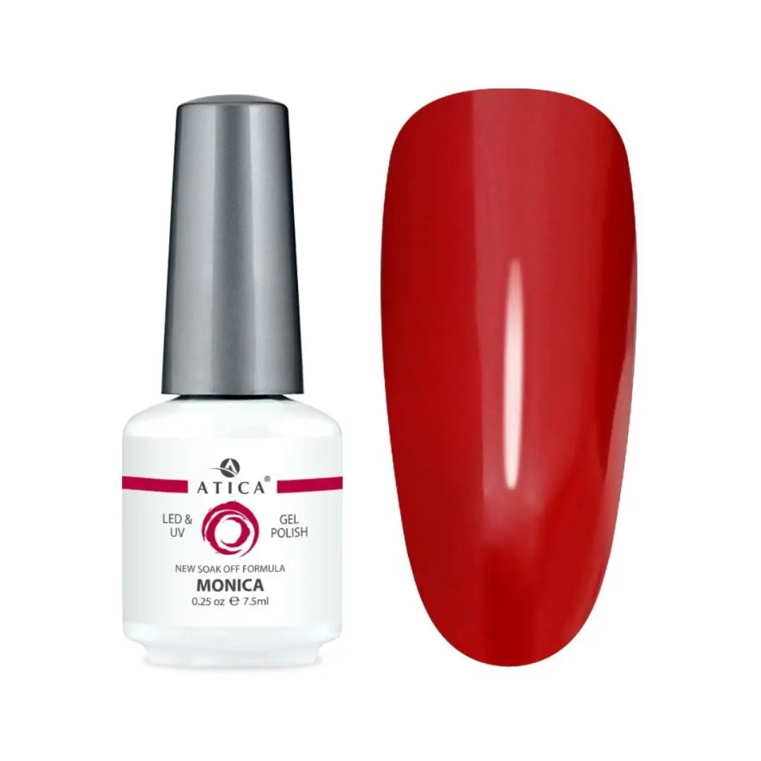 Atica Gel Polish – Monica GPM122 7.5ml Classic Red Gel Polish