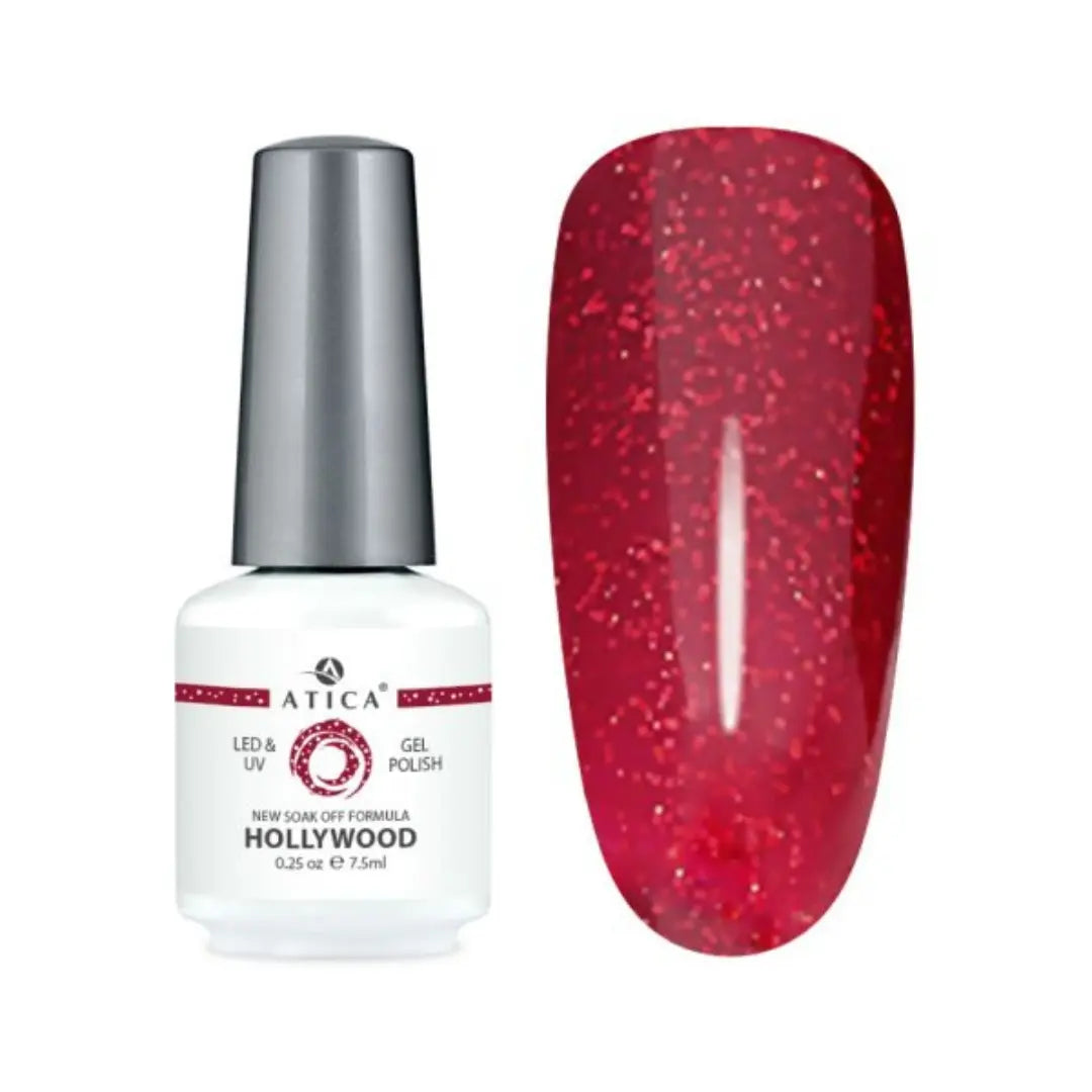 Atica Gel Polish Hollywood GPM14 Glamorous Red 7.5ml
