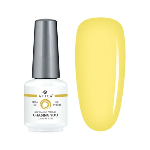Atica Gel Polish – Chasing You GPM141 7.5ml Pastel Yellow Gel Polish