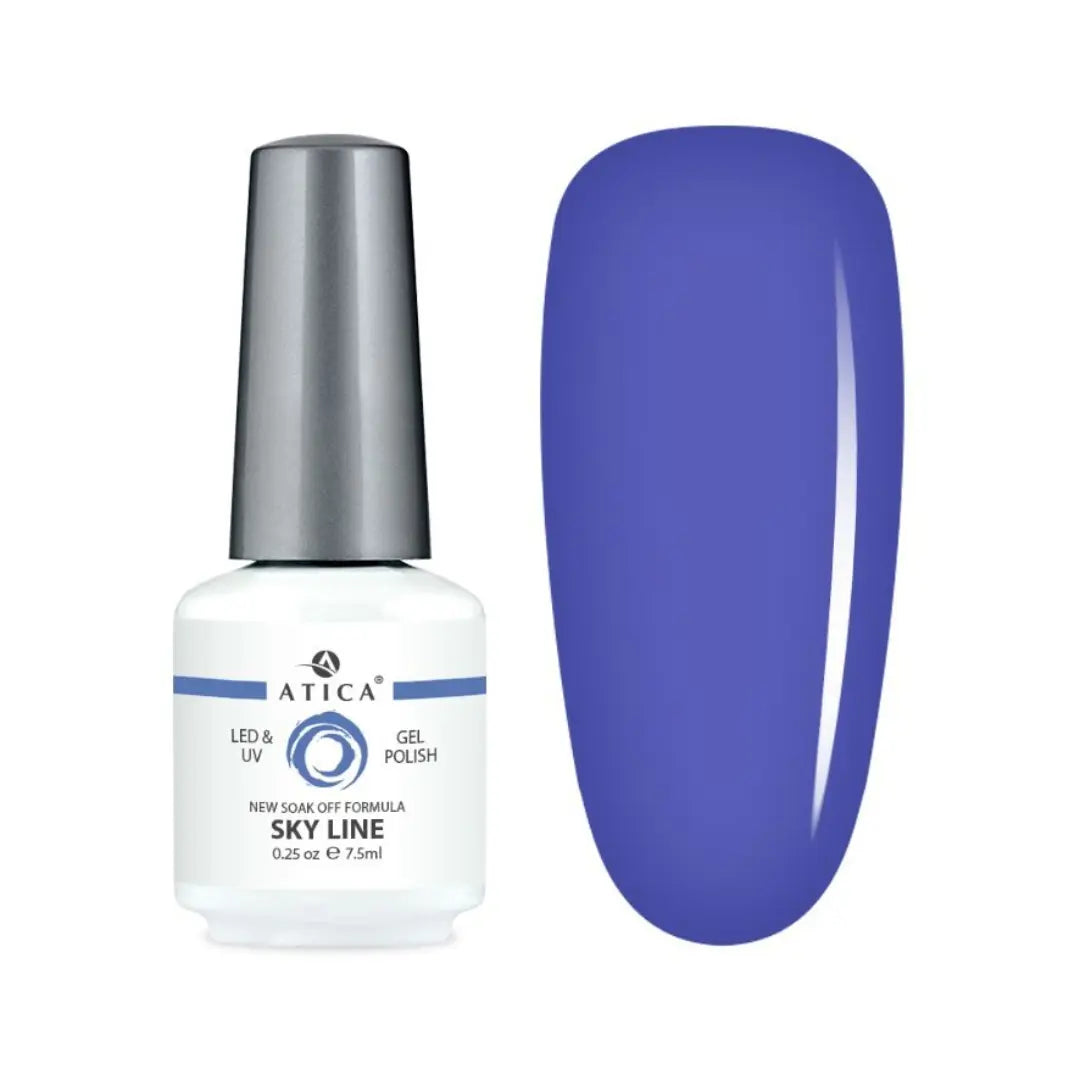 Atica Gel Polish – Sky Line GPM143 7.5ml Periwinkle Blue Gel Polish
